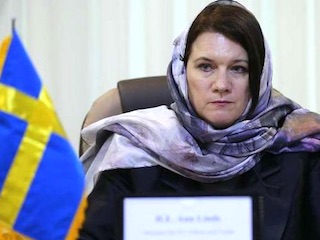  نخست وزیر سوئد با حجاب