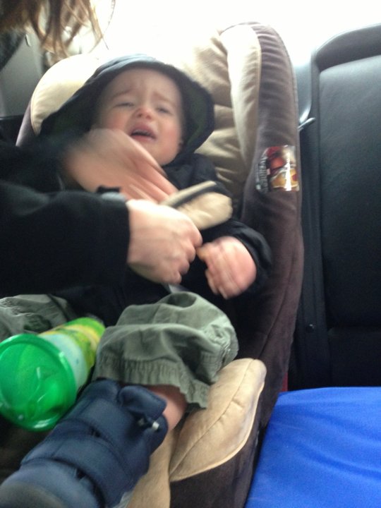 The car seat. Always the car seat.