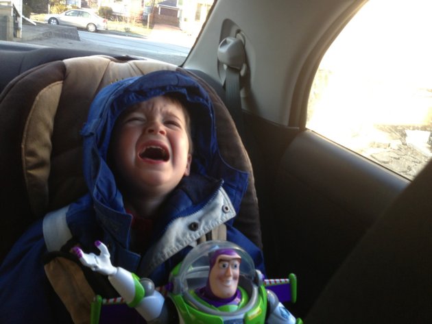 His brother pretended to sing for one second.
