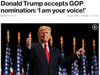 نامزدی ترامپ