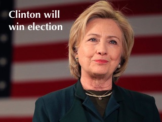 کلینتون خواهد برد