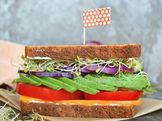 ساندویچ گیاهی