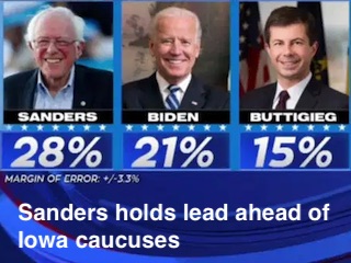 سندرز در صدر