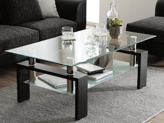 میز شیشه ای