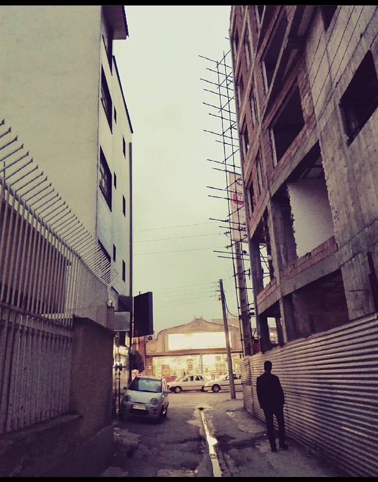 کوچه روبروی فروشگاه اتکا